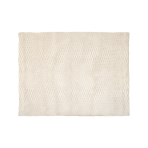 Benvit matta av återvunna PET flaskor