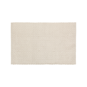 Liten benvit matta Fiskben av återvunnen PET