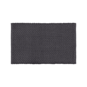 Mörkgrå liten matta Fiskben av återvunnen PET