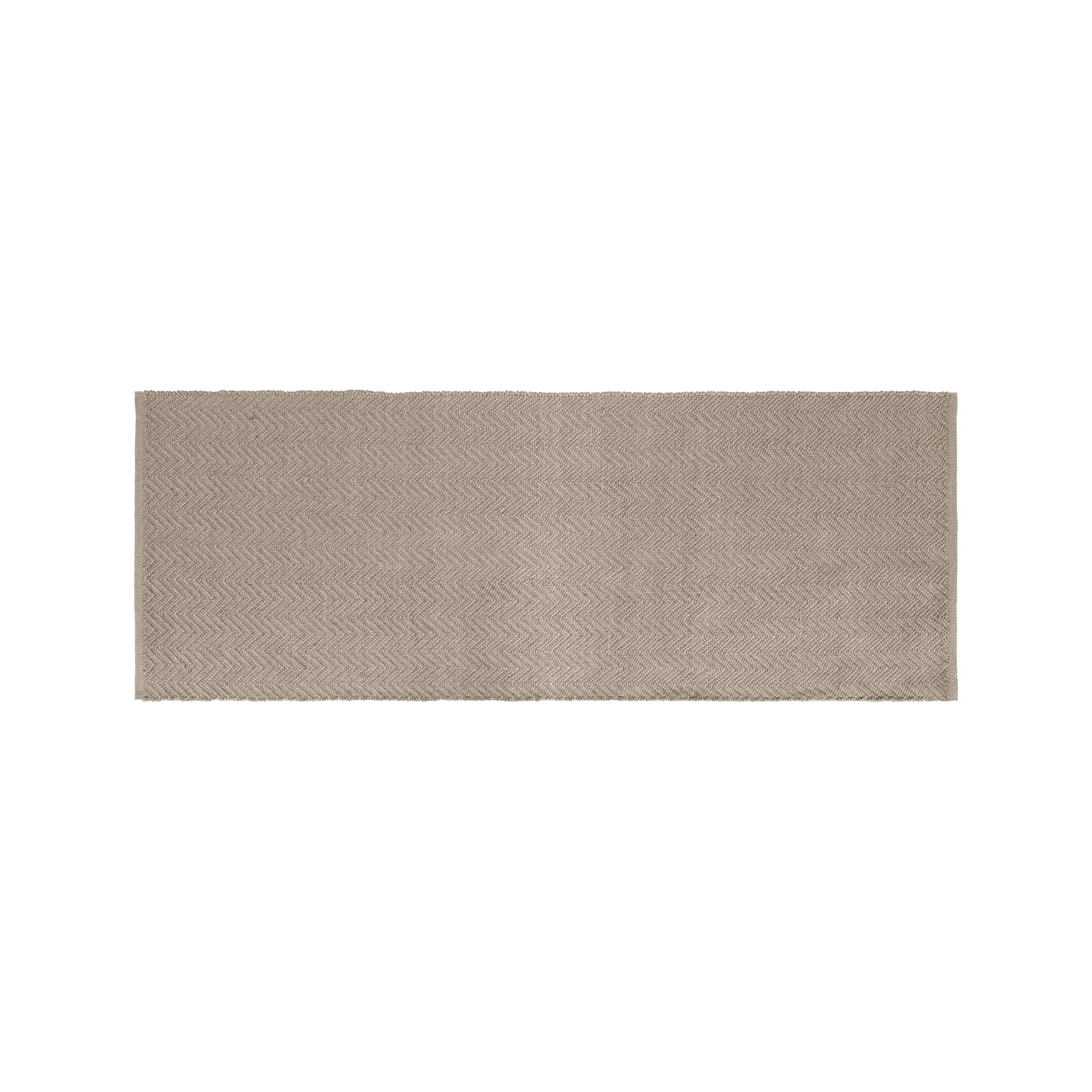 Taupefärgad gångmatta PET Wave för utomhusbruk 