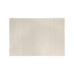 Benvit stor matta Fiskben av återvunnen PET