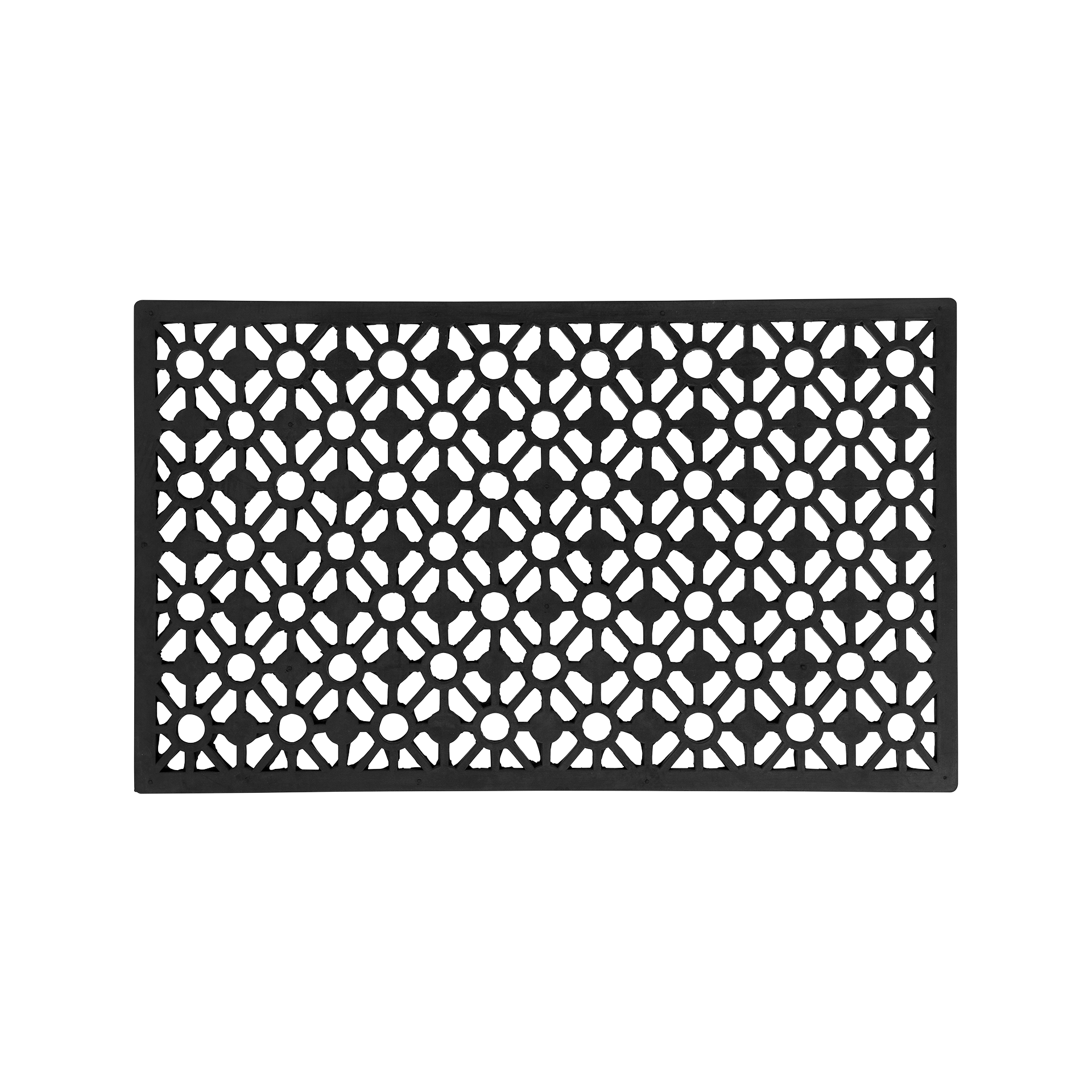 Doormat Black Circle 45x75cm