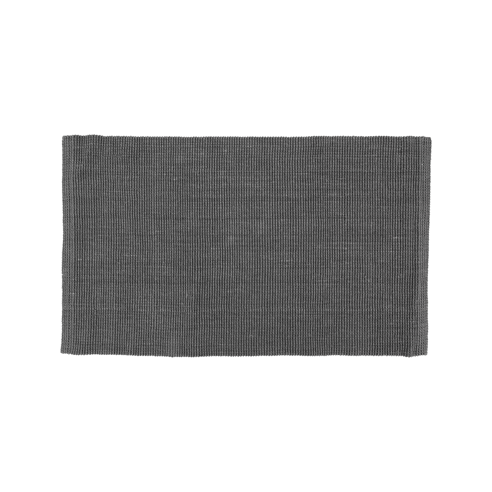 Blygrå lång dörrmatta Fiona av jute