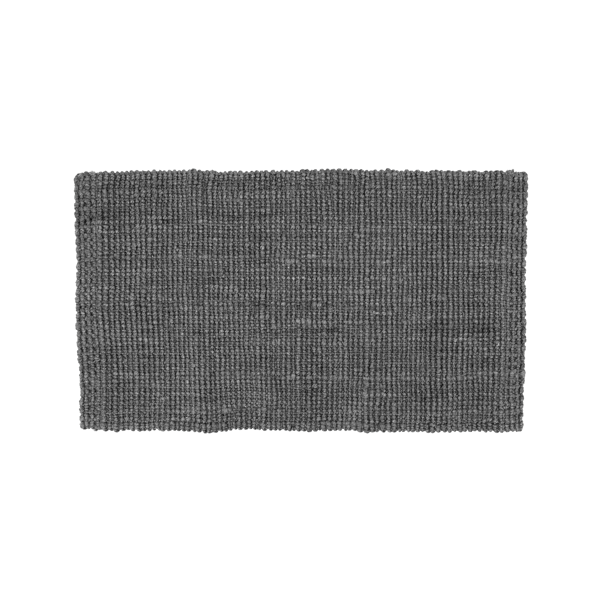 Blygrå lång dörrmatta Julia av jute