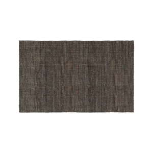 Stor matta Filip av svartmelerad jute