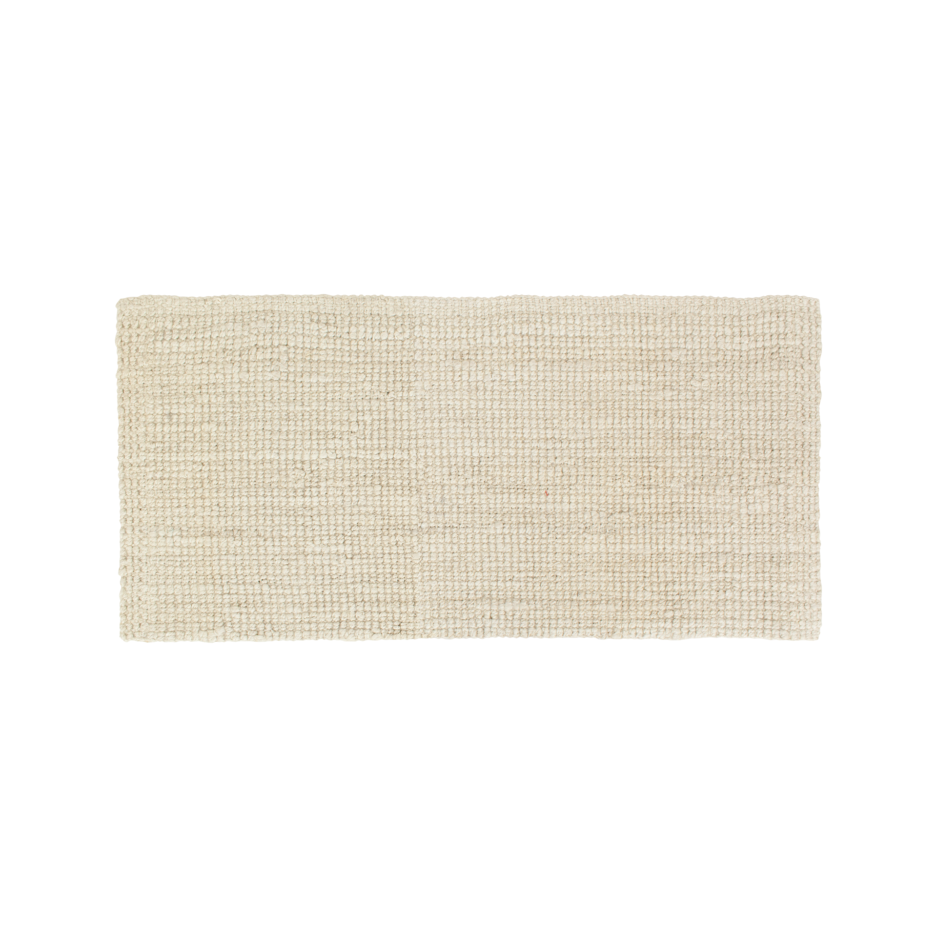 Vit lång dörrmatta Julia av jute