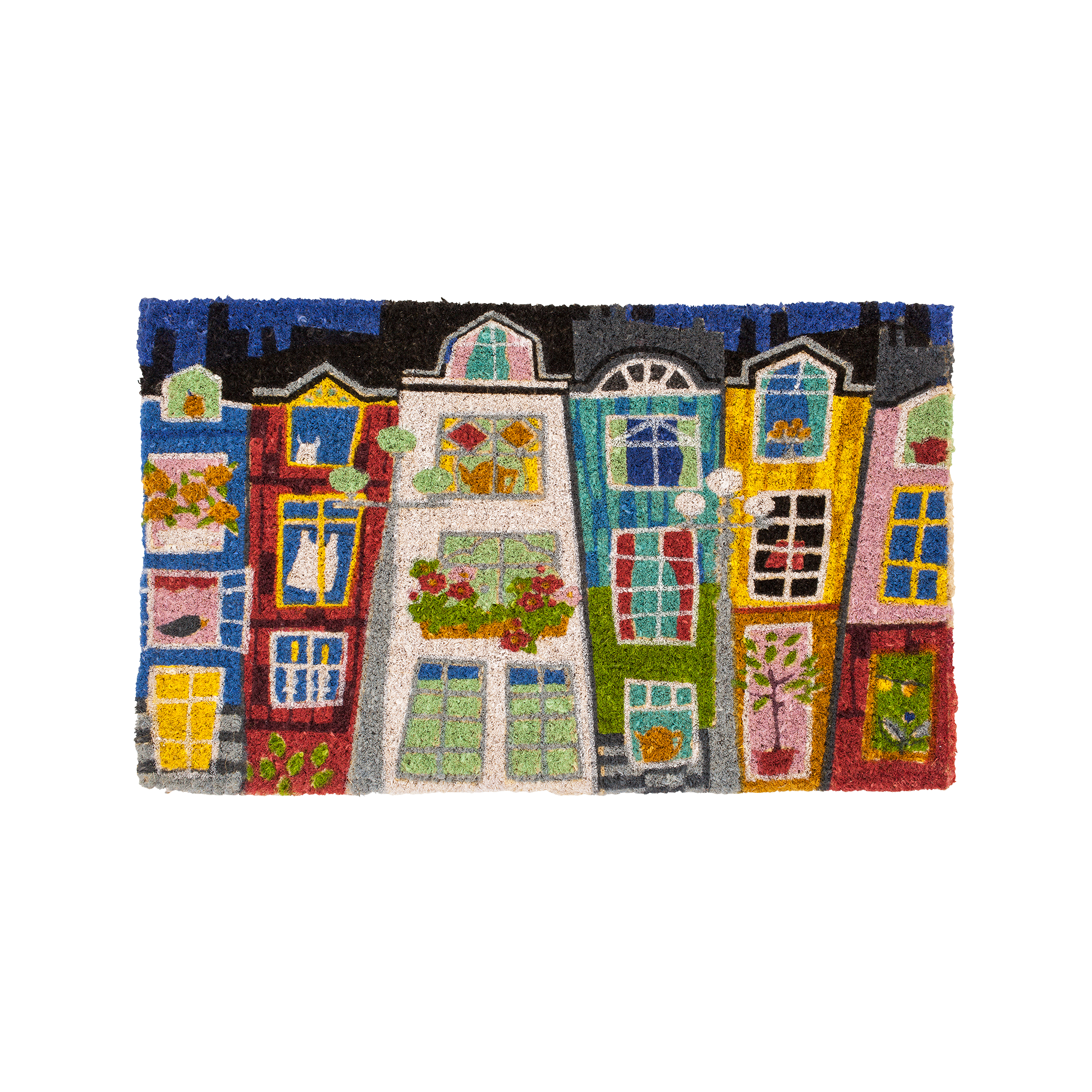 Dörrmatta Natt i Paris av kokosfiber