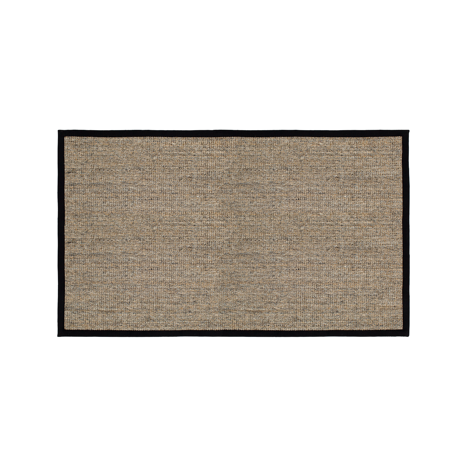 Naturmelerad lång dörrmatta Jenny av sisal