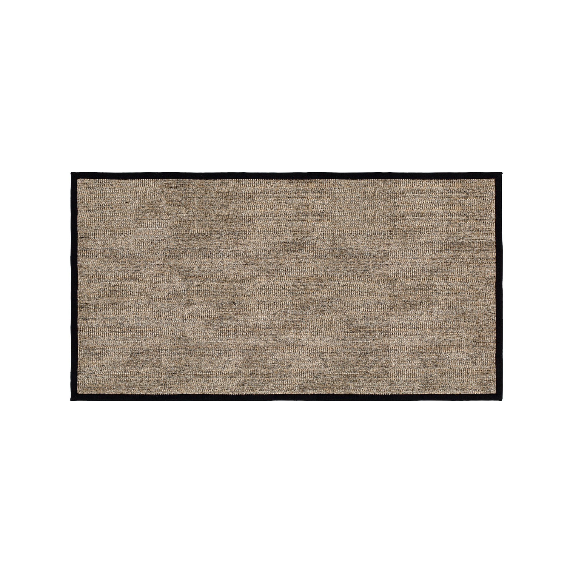 Naturmelerad stor dörrmatta Jenny av sisal