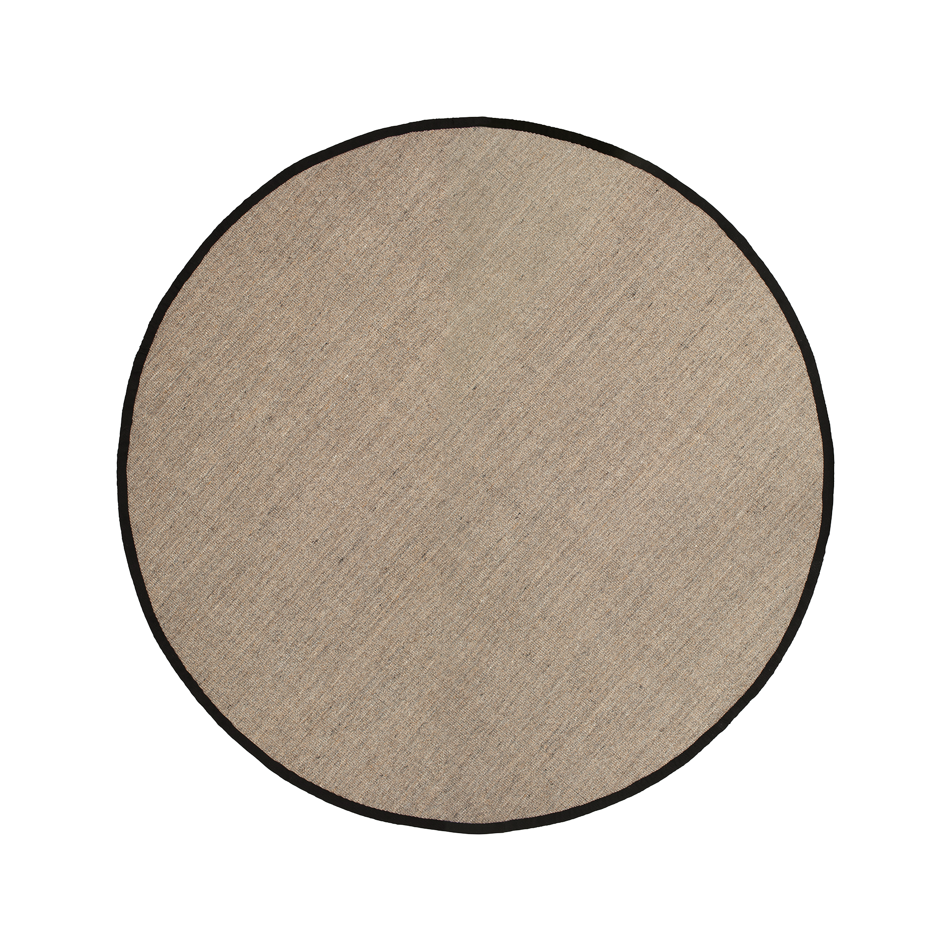 Naturmelerad rund matta d250cm Jenny av sisal
