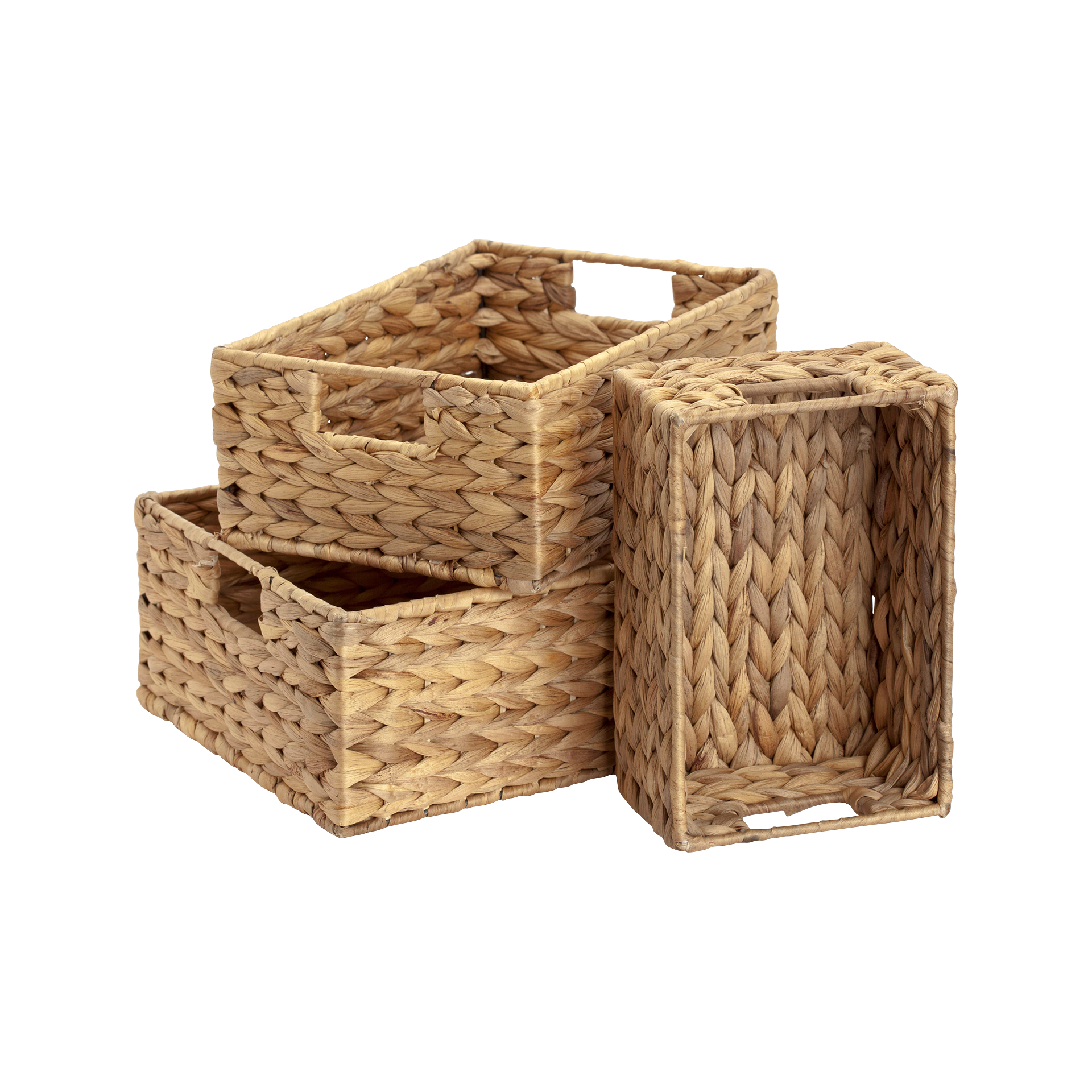 Mini rektangulär back Lily i vattenhyacint S/3