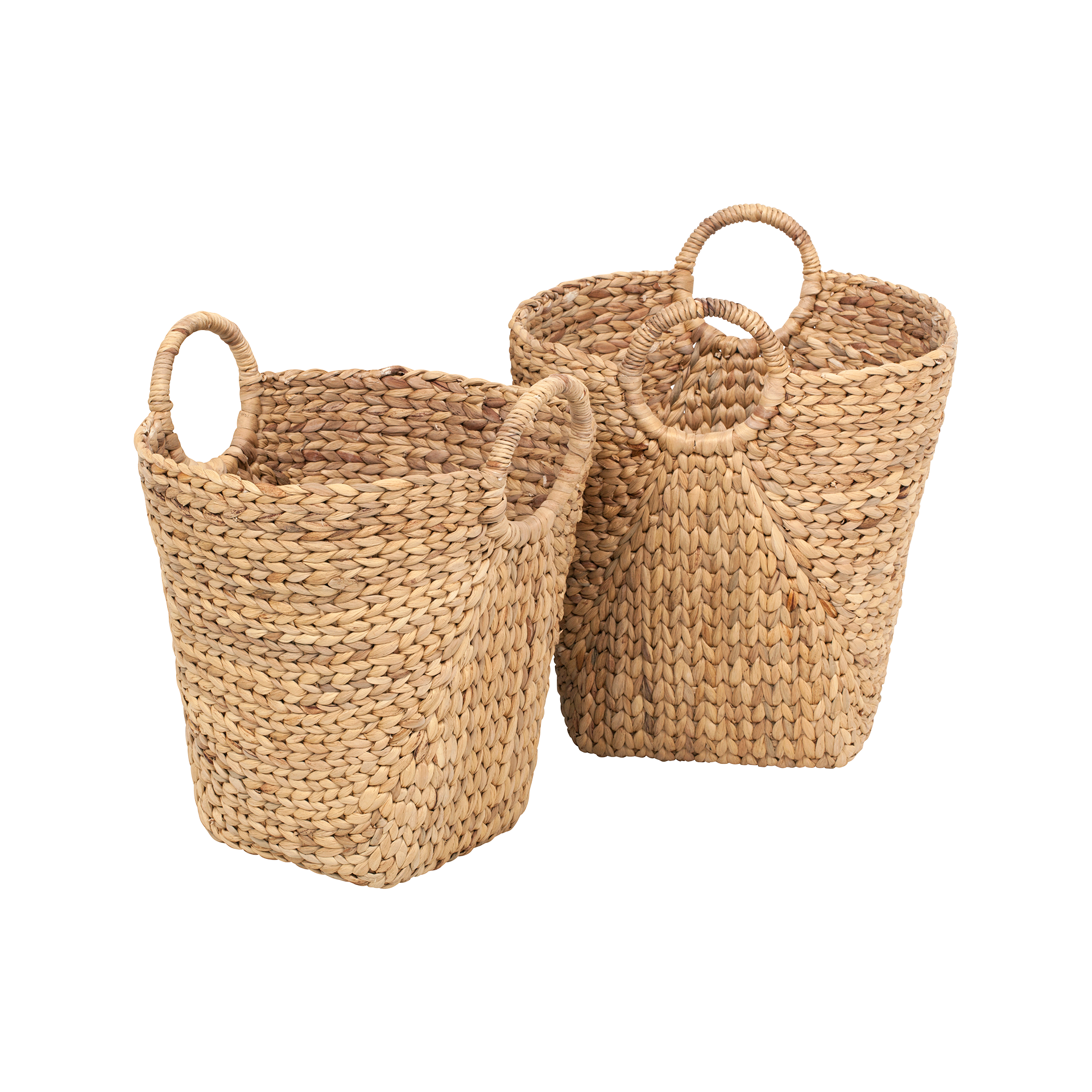 Rund korg Lily i vattenhyacint S/2