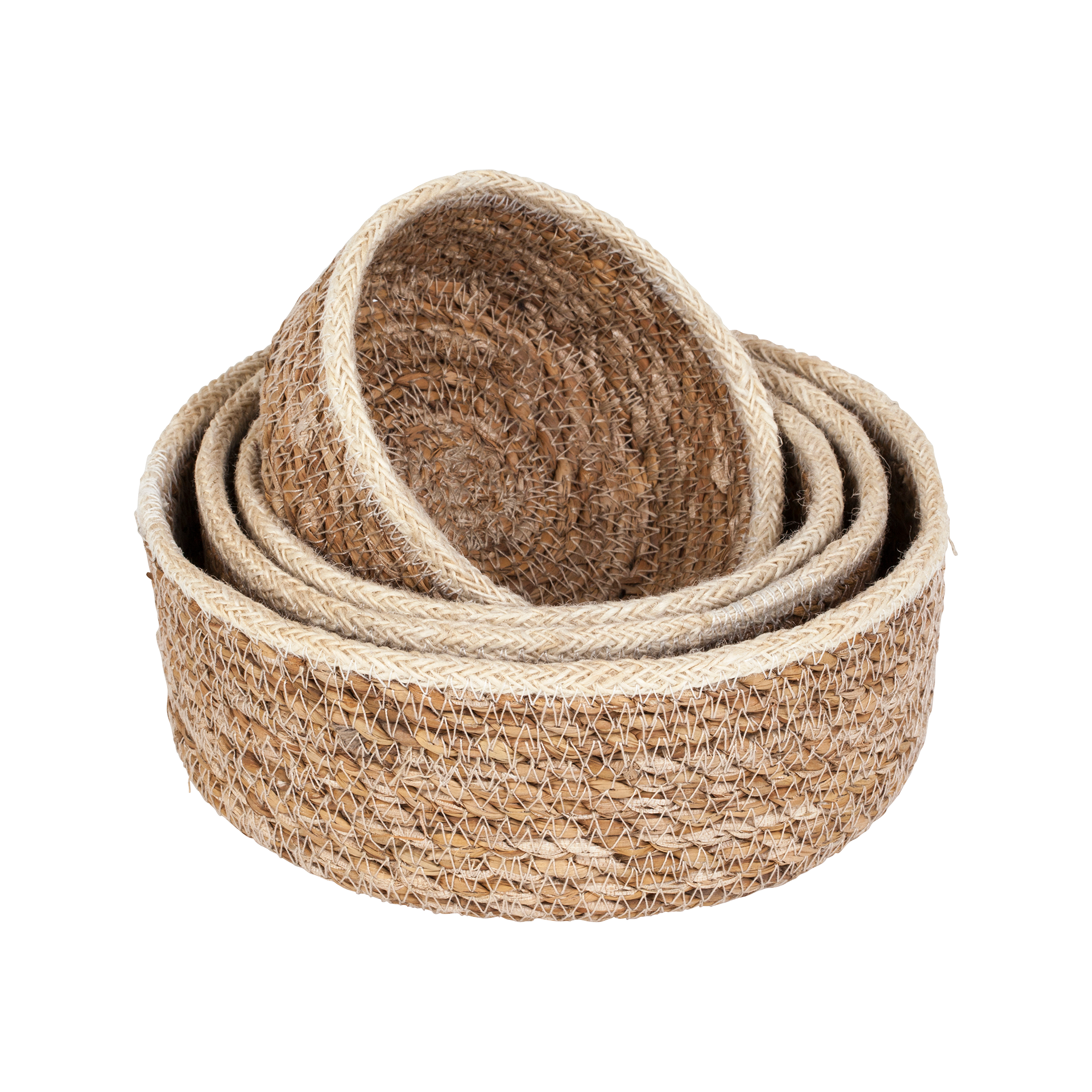 Basket small Emil white S/4