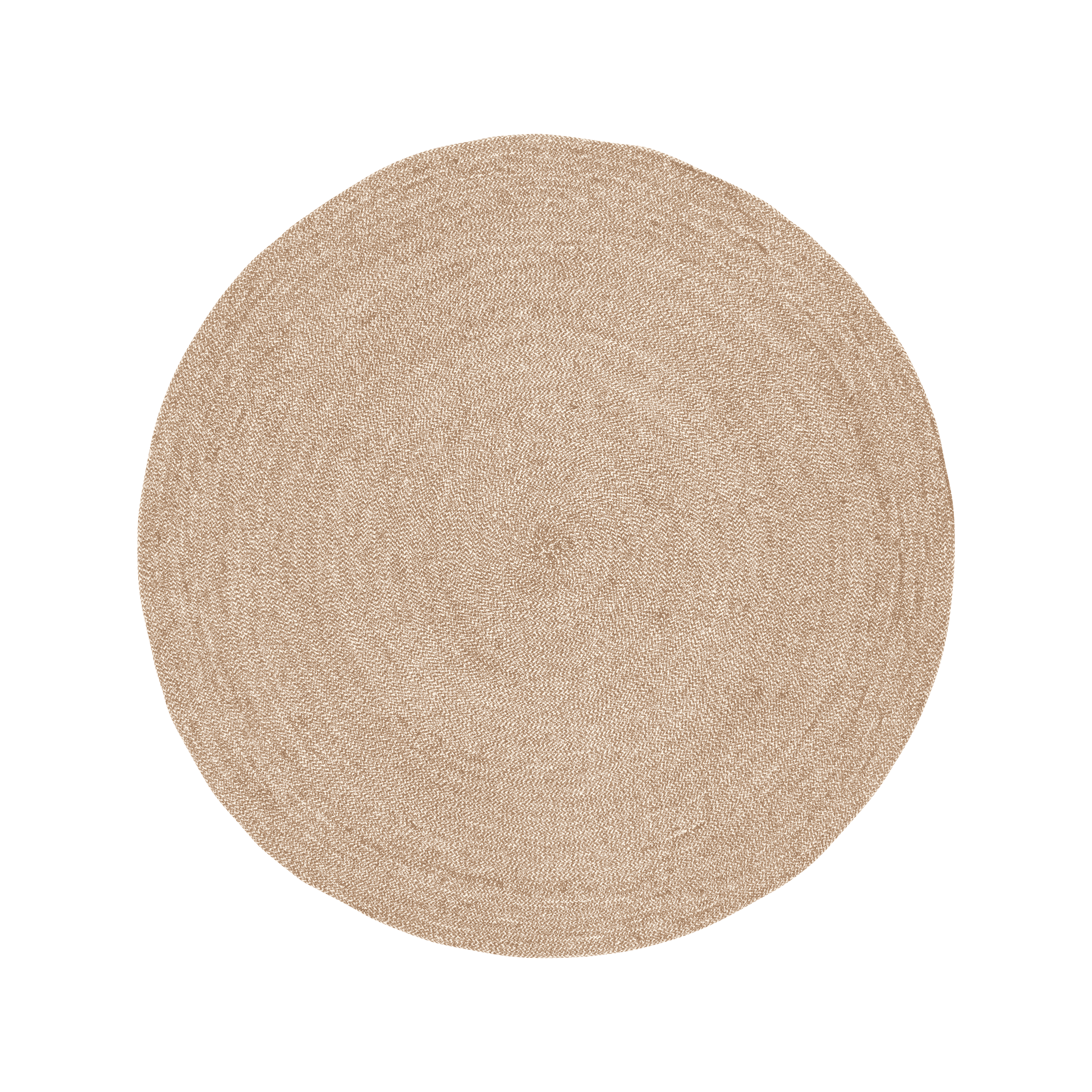 Rug Ella white/natural d125cm