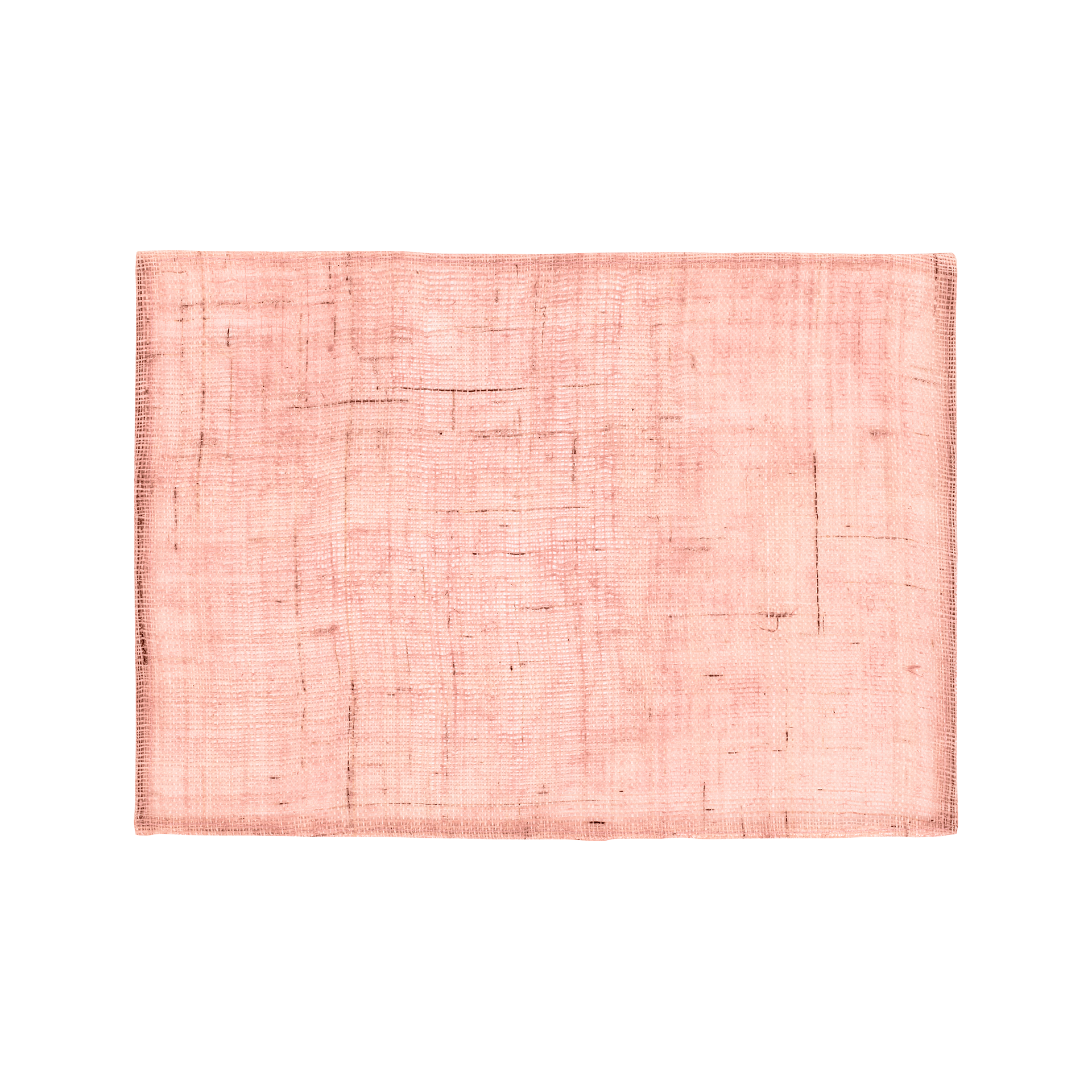 Ljusrosa rektangulär linnetablett Linnea