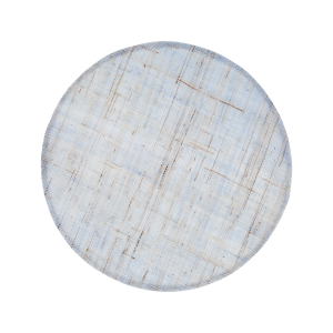 Ljusblå rund linnetablett