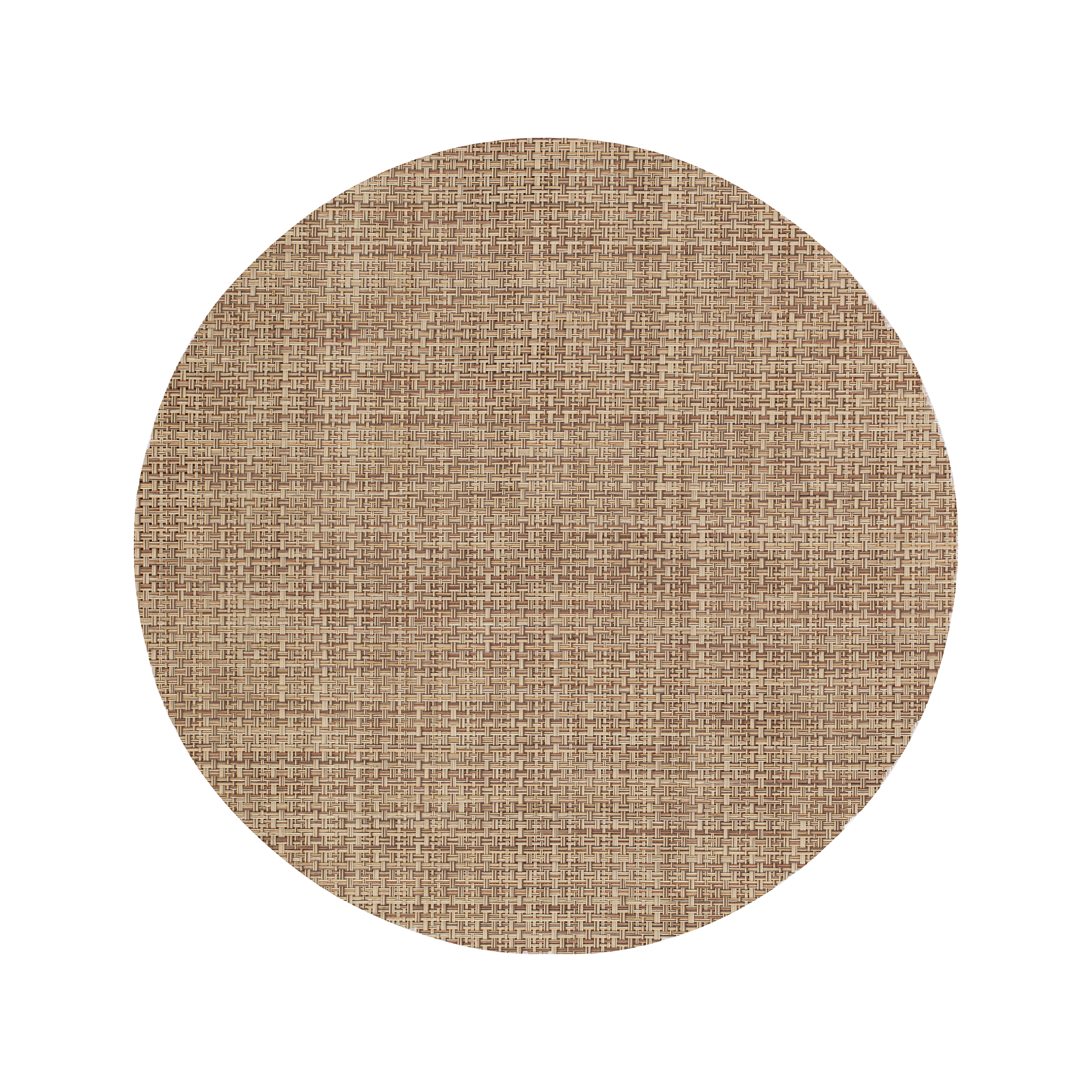 Naturmelerad rund bordstablett Sture av syntet