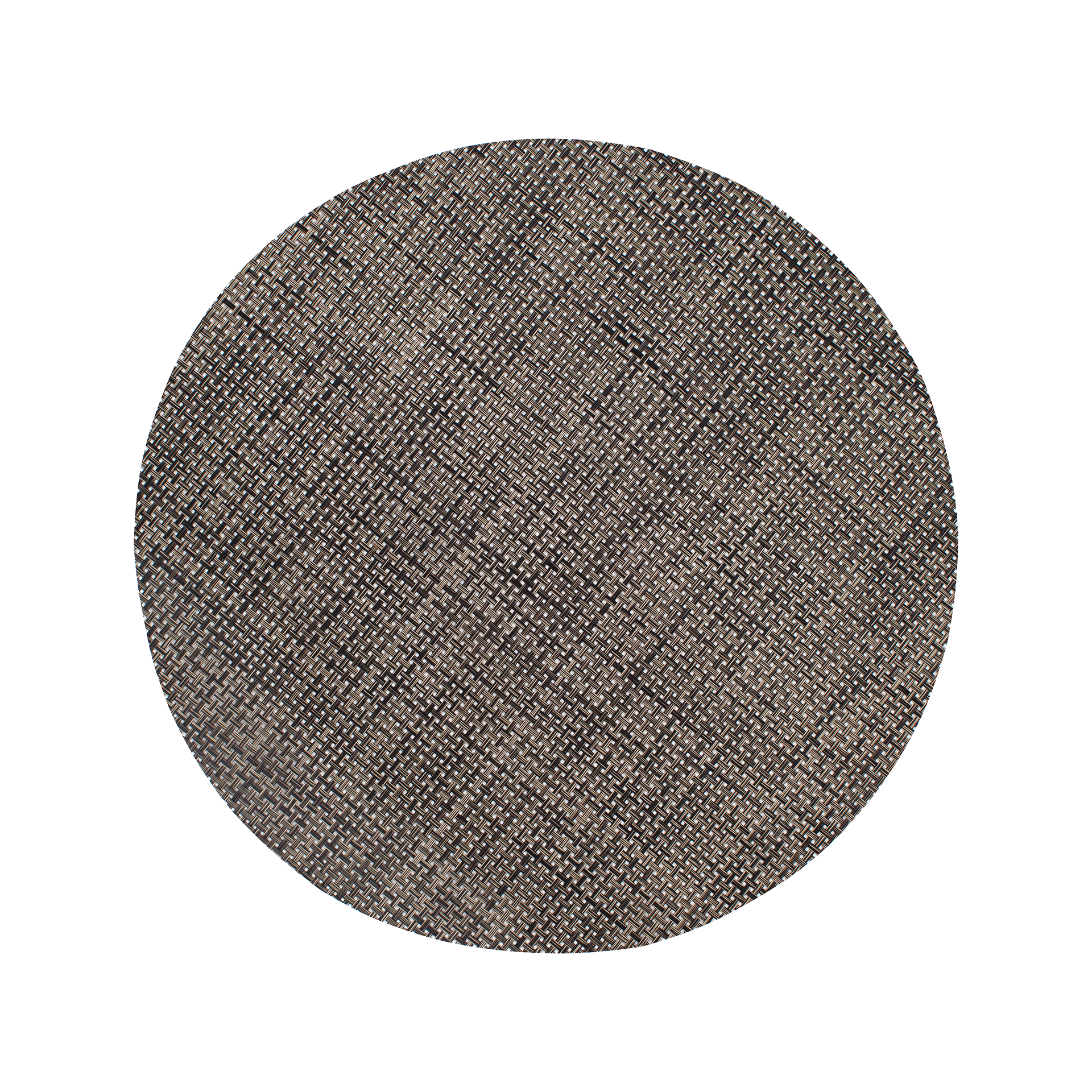 Kaffebrun rund bordstablett Sture av syntet