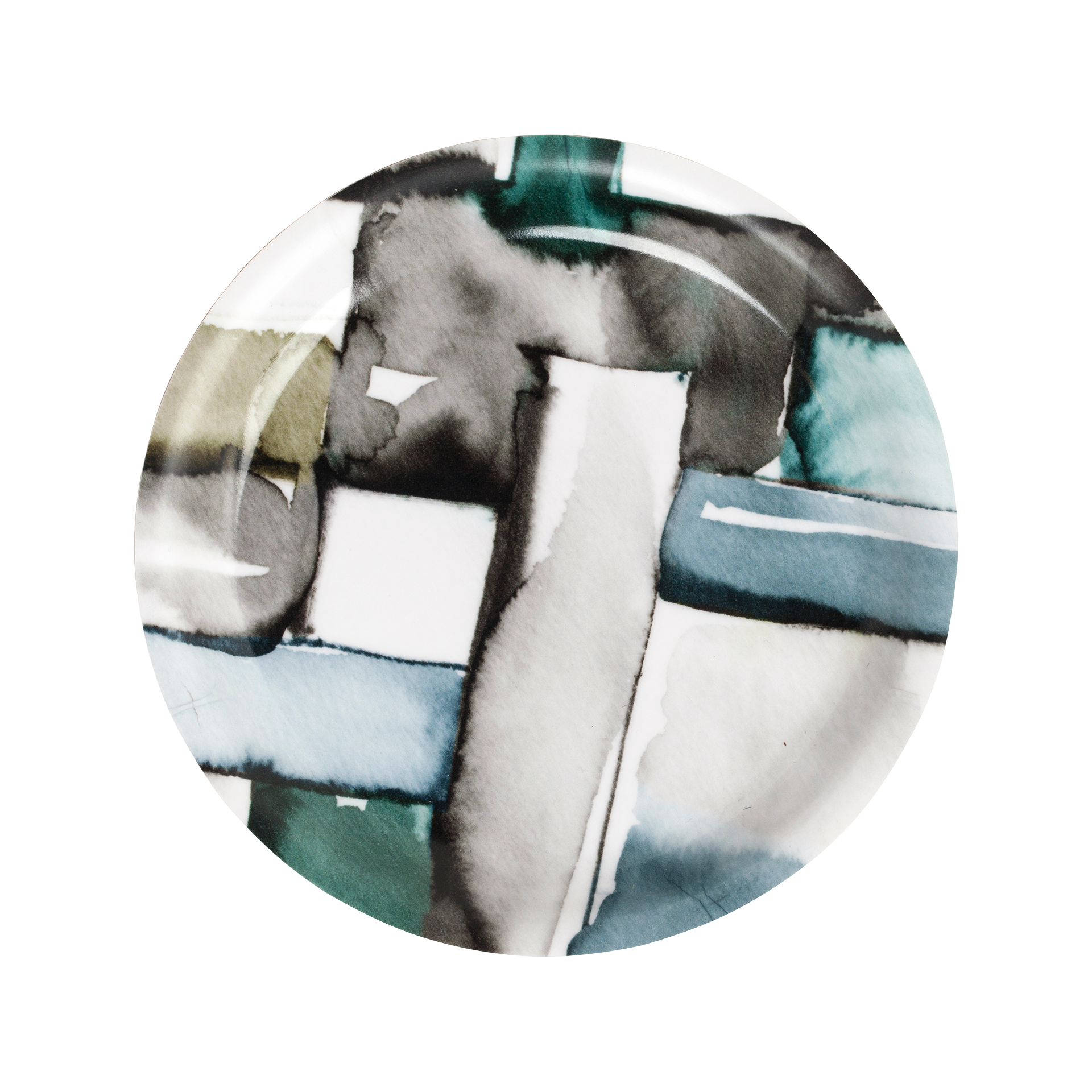 Coaster Fläta grå/blå av björkfaner