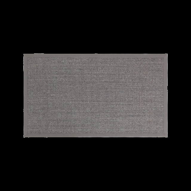 Doormat Jenny grey w border 70x120cm