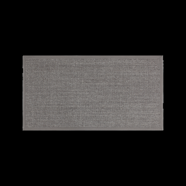 Doormat Jenny grey w border 80x150cm
